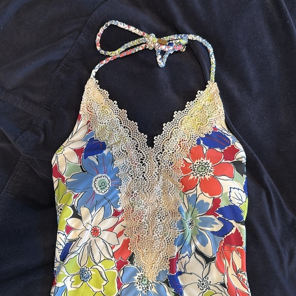 Anthropologie Allihop Lace Front One Piece Swim - Picture 2 of 6
